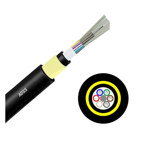 LDPE Jacket 144 Core Fiber Optic Cable 9.5mm Diameter