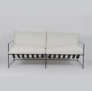  Lazy Cloth Art Iron Art Loveseat Sofa For Reading Leisure Light Luxury Manufactures