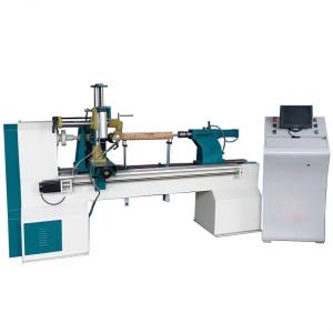  380v Wood Turning Lathe Machine , L20mm Cnc Wood Lathe Machine Manufactures