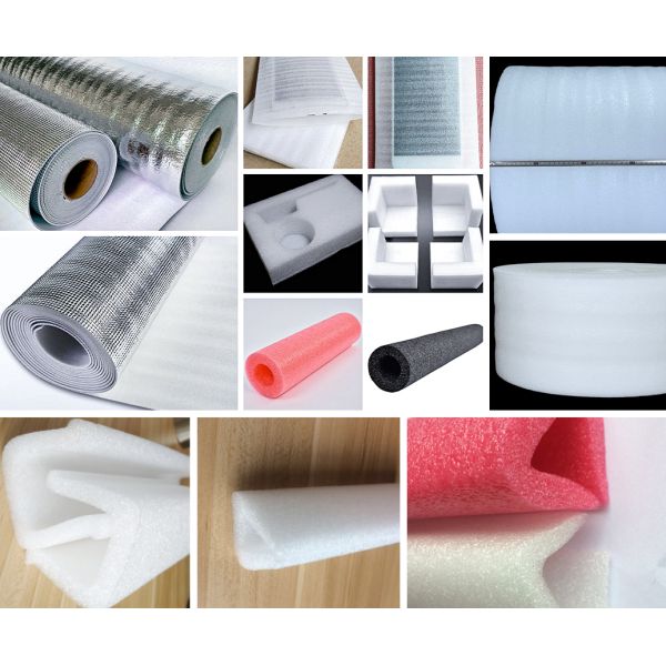 epe pe foam pipe making machine production line