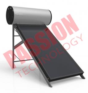  Silver Fluorocarbon Type Flat Plate Solar Water Heater 150 Liter Black Chrome Manufactures