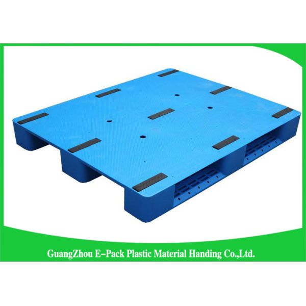 Heavy Duty Blue Plastic Pallets Storage Equipment Racking System Customized