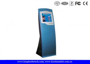  Sleek Interactive SAW Or IR Touch Screen Kiosk Stand For Government Building Manufactures
