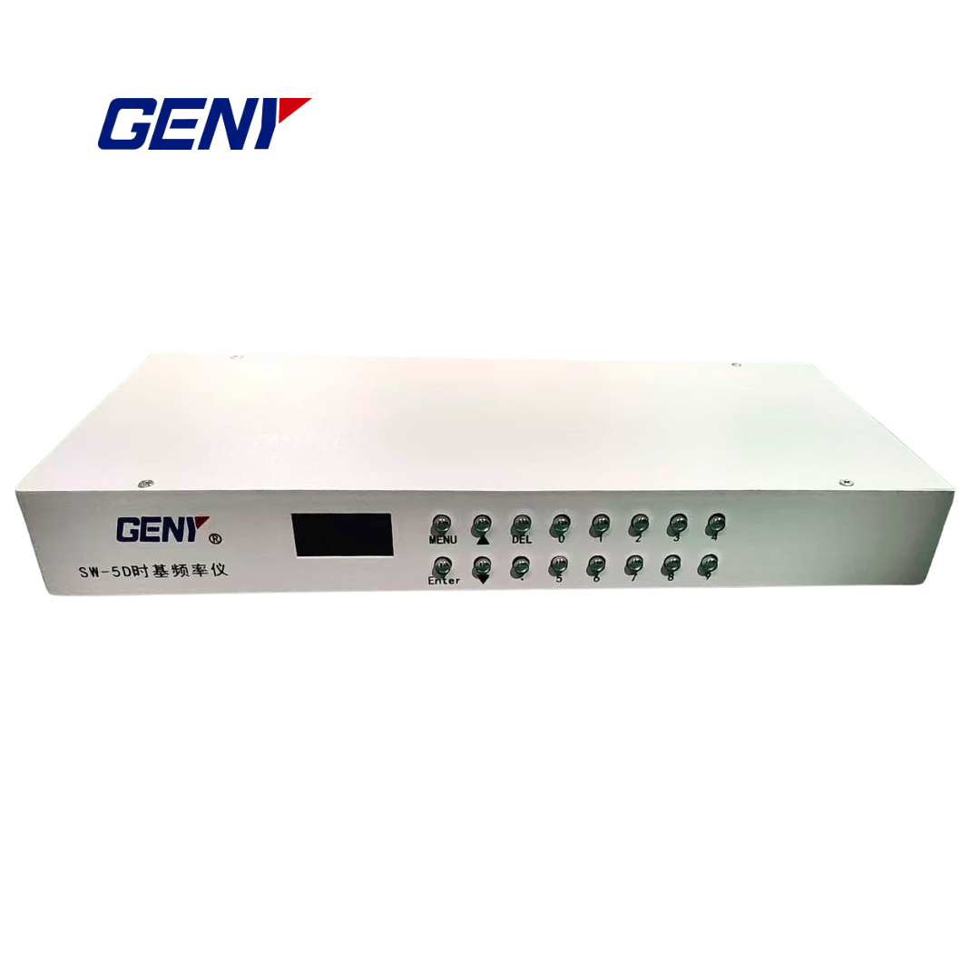 China SW-5D Time-Base Frequency Instrument with 7 Selectable Standard Outputs 1.3 OLED Display and OCXO Temperature Deviation ≤ 0.05 ppm on sale