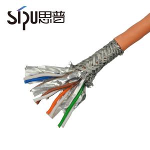  7.0MM CAT7 Lan Cable 0.57 Bare Copper Conductor  Cat 7 Network Cable Manufactures