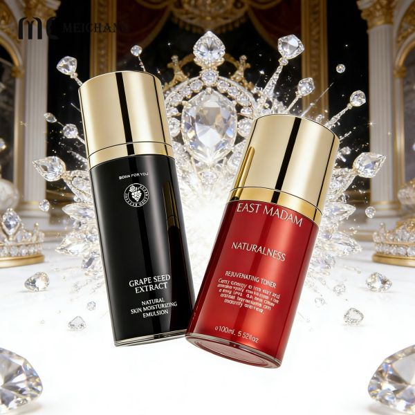 50ML & 80ML Double-Layer Acrylic Airless Pump Bottle with Customizable Packaging for Premium Skincare