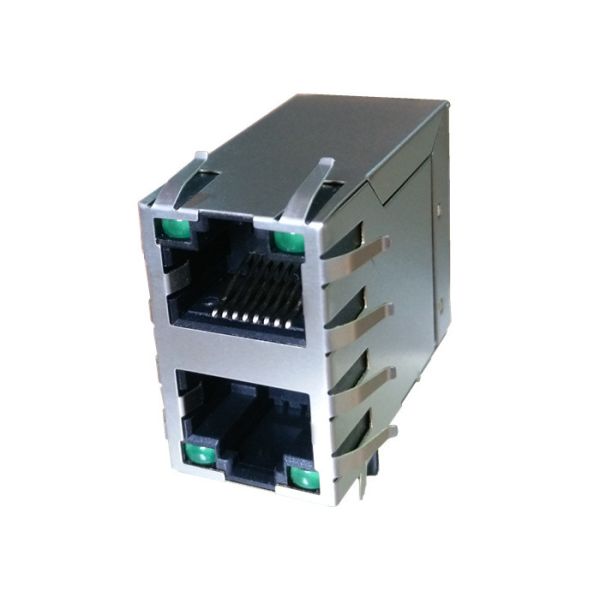 Quality XRJH-214-D1D-1F1-NO 2x Rj45 8P8C LAN-Übertrager WE-RJ45LAN 10/100BaseT for sale