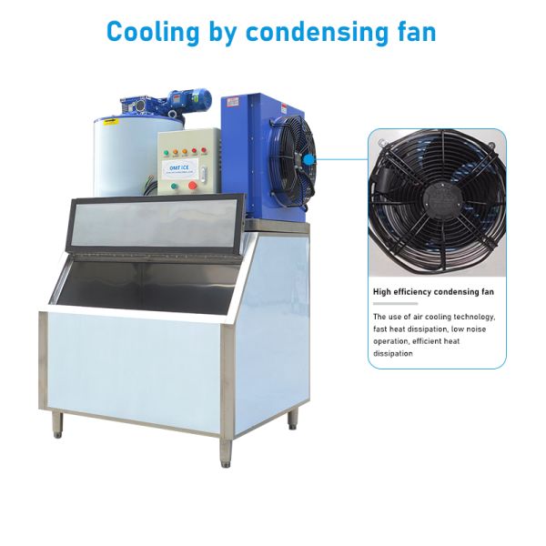 Medium Air Ice Flake Maker Machine For Automatic Snow Ice Production