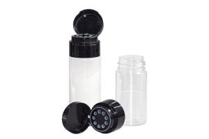  100g 150g PETG Cosmetic Pump Bottle Mens Skincare Packaging For Talcum Loose Powders Manufactures