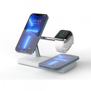  Magnetic Night Light Wireless Charger 7 In 1 Wireless Charger For IPhone Watch Earphone Manufactures