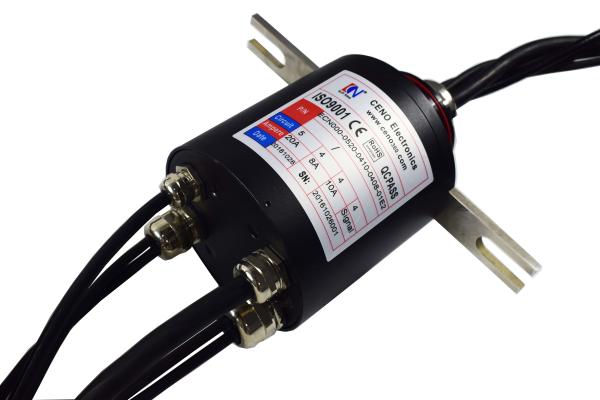 Quality High IP Protection Ferris Wheels Industrial Slip Ring Slow Speed No Friction Long Life for sale