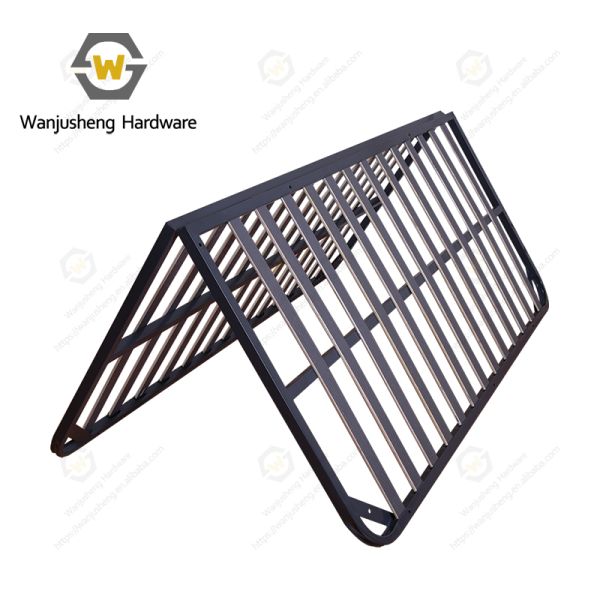 Wanjusheng Metal Rib Bed Frame Full Size Customizable Large Size Solid Support Iron Foldable Base