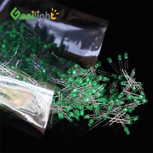 Fixed LED Light Emitting Diode GREEN F3 LEDs Diode with Max. Reverse Voltage of