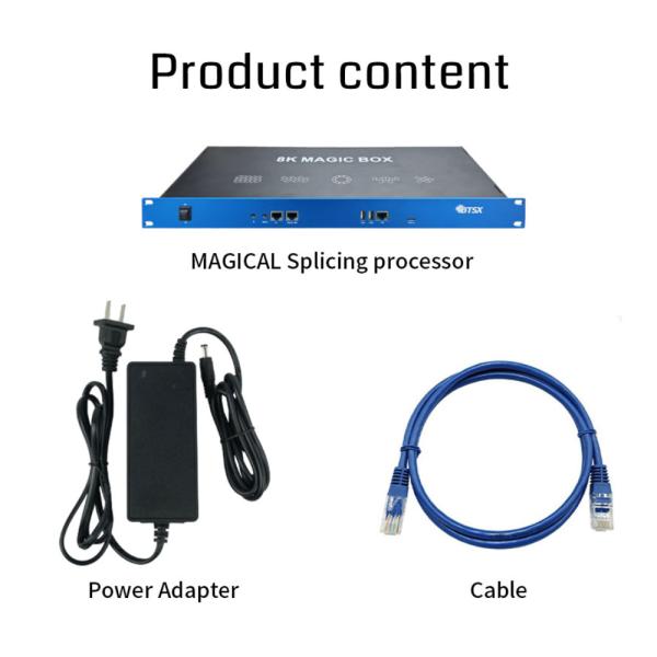 High Performance 8K Video Wall Controller with Real-Time Processing for