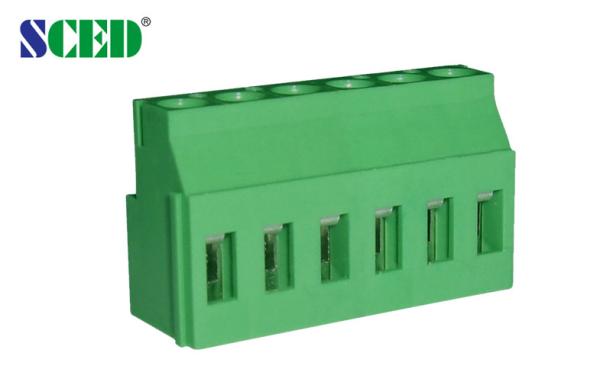 Quality 5.08mm Screw Clamp Connector electrical power distribution terminal blocks UL Certificated for sale