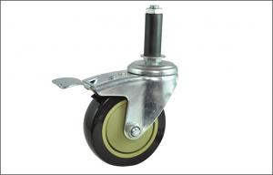  PVC / PU / PP replacement Swivel Caster Wheels for Pipe Rack Trolley Manufactures