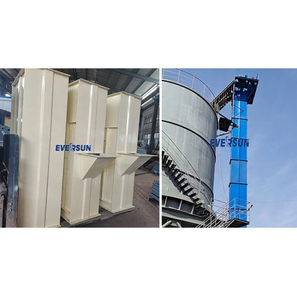 Carbon Steel Vertical Elevator Chain Bucket Elevator For Food Packaging Materials