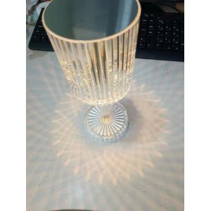 Gatsby Cylinder Table Lamp With Remote Control LED Rechargeable Light 16 RGB