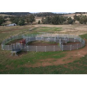 6 Square Rails 1.8m X 2.09m Heavy Duty Cattle Panel With Locking Pins