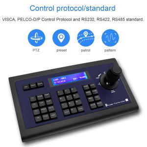  RS232 RS422 RS485 Mini Keyboard Controller PTZ Joystick Controller Manufactures