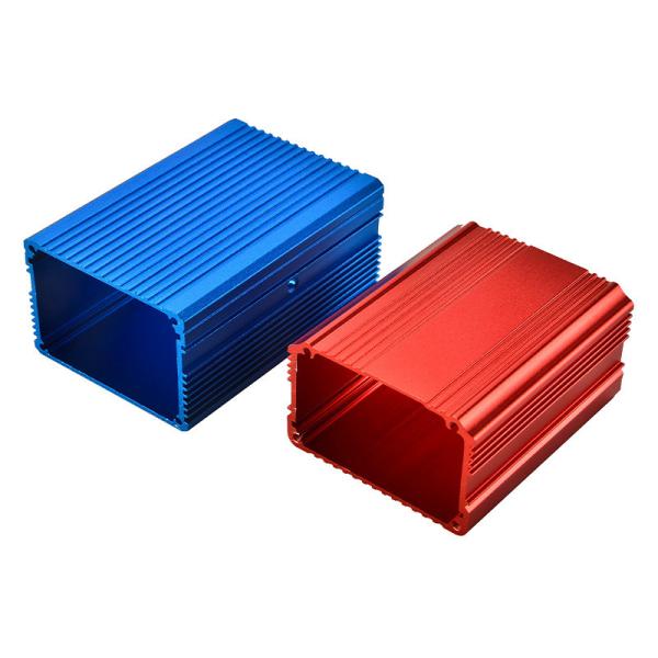 Quality Anodizing OEM Red Blue Power Extruded Aluminium Enclosure With CNC Processing for sale