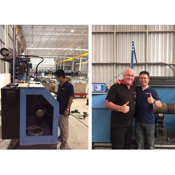 0.6MPa 500mm Hydraulic Cylinder Cap Automatic Welding Machine