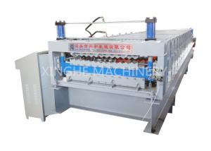  Aluminum Roof Sheet Double Layer Roll Forming Machine , IBR Step Tile Roll Forming Machine Manufactures