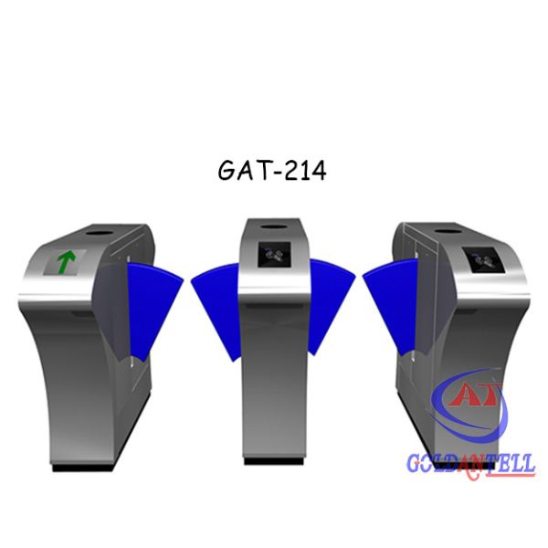 CE Approved Flap Barrier Gate With IR Sentor Function To Prevent Pinch /