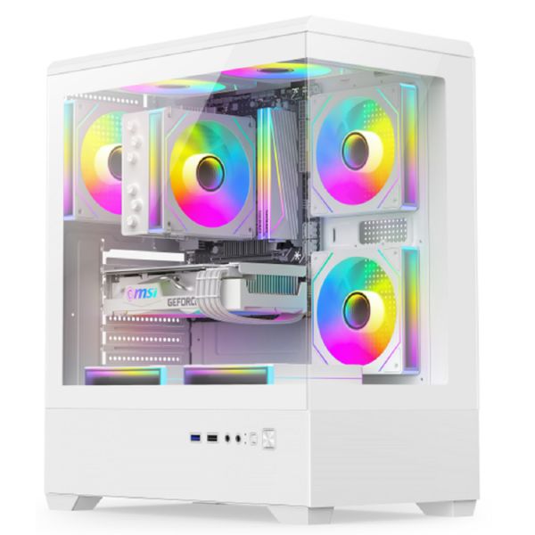 Full-size Compatible Architecture Supporting E-ATX/ATX Motherboards 330mm Graphics Cards 240mm Top-mounted Water-cooling Grid Computer Case