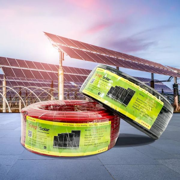 Quality Electrical Wires DC Power Solar PV Cable With Plug Connector Temperature Control Switch for sale