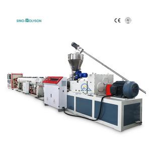 China 42 Rpm UPVC Pipe Manufacturing Machine 380V / 415V For Drain Pipe on sale