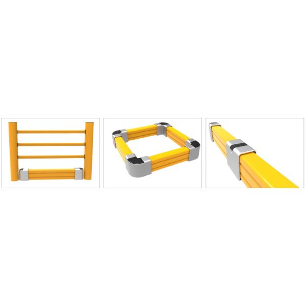 Polymer Ground Safety Barrier Traffic Guardrails