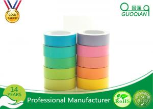 Coloured Printed Parcel Tape , Transparent Bopp Tape For Paper Sealing Manufactures