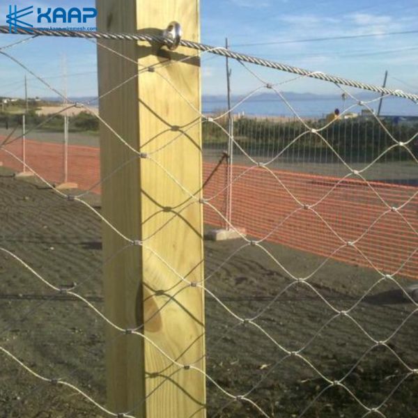 Construction Diamond Decorative Woven Wire Mesh