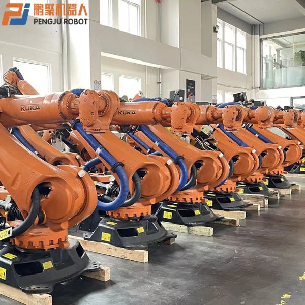 Quality KUKA KR210 Prime 210kg Payload Palletizing Solution Kuka Programming Palletizing Robot With 2700 Mm Reach Handling Spot Welding Robot for sale