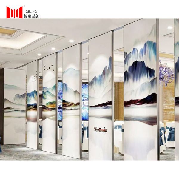 Quality Customized Modular Movable Partition Wall Pattern Surface 1230mm Width for sale