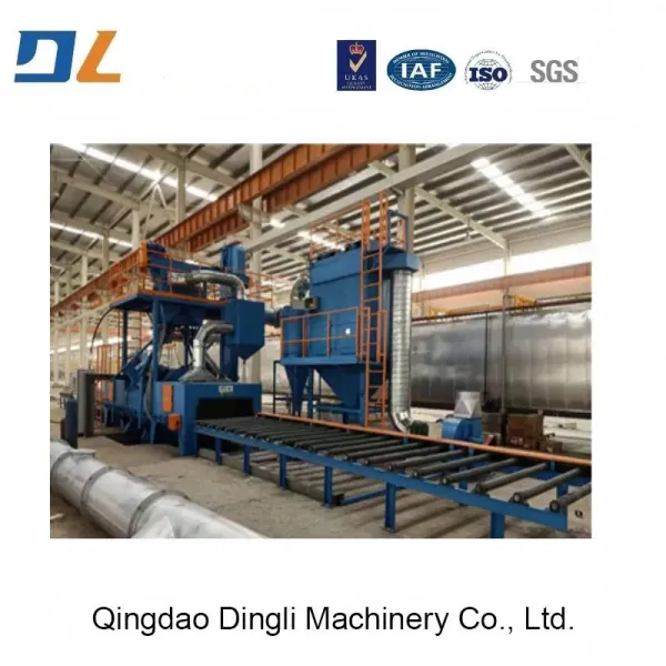 Heavy-Duty Roller Conveyor Shot Blasting Machine, Customizable