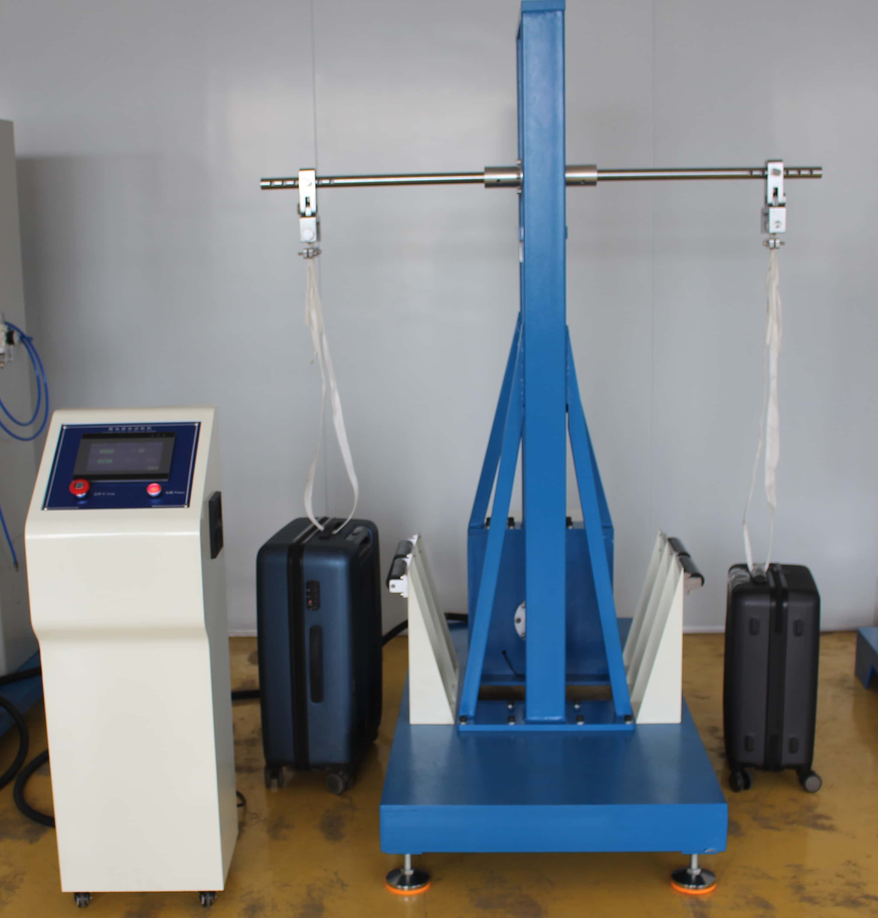 Automatic Luggage Lifting Lowering Testing Machine LCD Display Suitcase Baggage Bag Placing Tester HUAKAI
