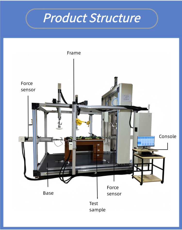 Table Comprehensive Testing Machine Tabletop Fatigue Durability Testing Machine Office Desk Fatigue Testing Machine
