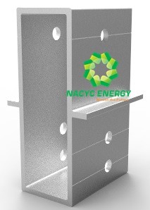 Anodized Solar Panel Support Structure Aluminum Solar Panel Pole Mounting