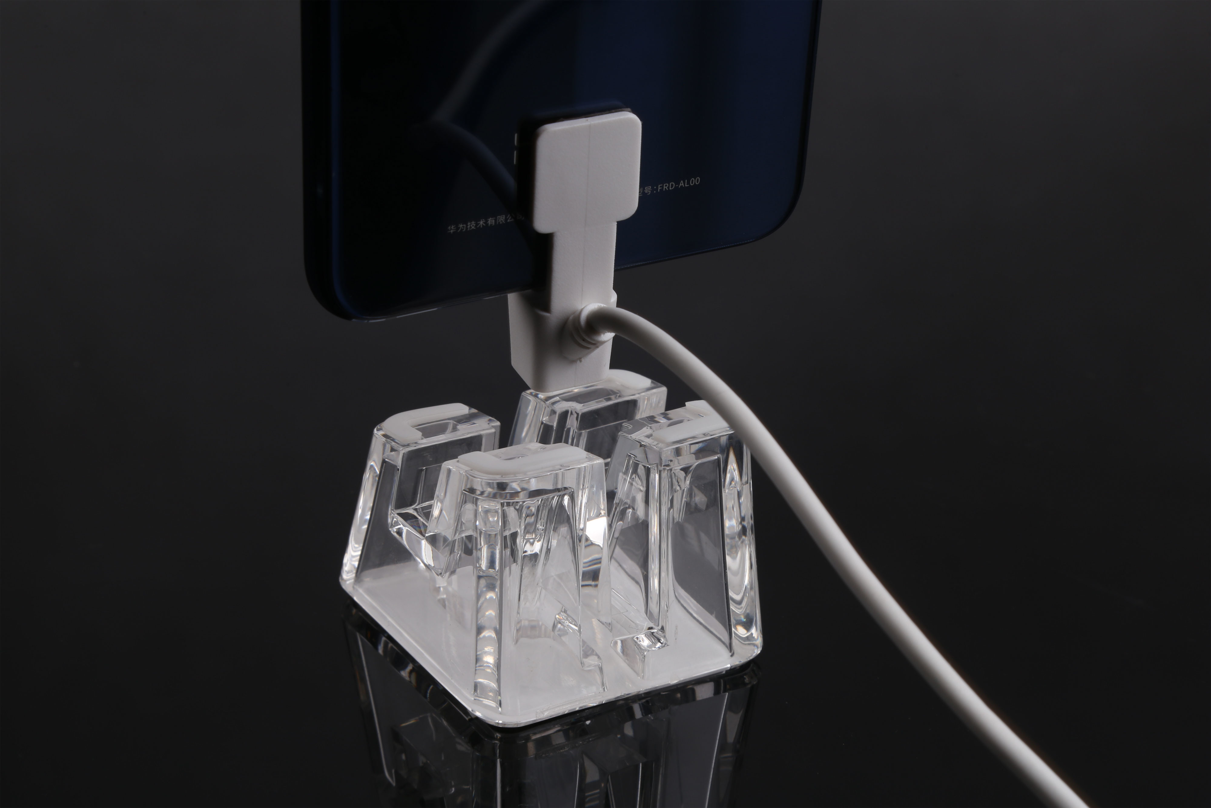 COMER tablets acrylic Desktop Stand with alarm controller display system
