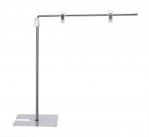  A3 , A4 POS Standing Retail Sign Holder Clip , 300-500mm Adjust Height Manufactures