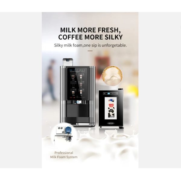 Quality Macas Automatic Commercial Bean To Cup Coffee Vending Machine with Advanced Control System for sale