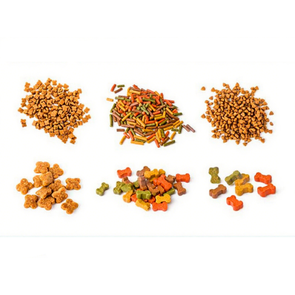 High Quality Professional Automatic fish feed pellet processing machine Twin Screw Extruder Pet Dog Cat Fish Food Making Machine Production Line
