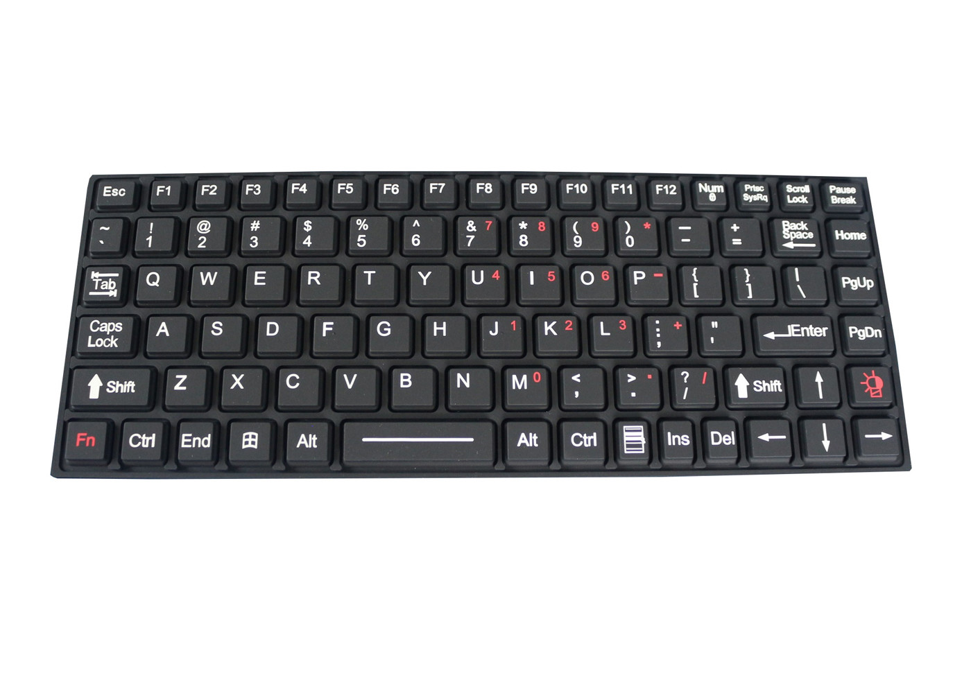 PS2 Sealed Ruggedized Backlit Keyboard With Matrix FPC Cable