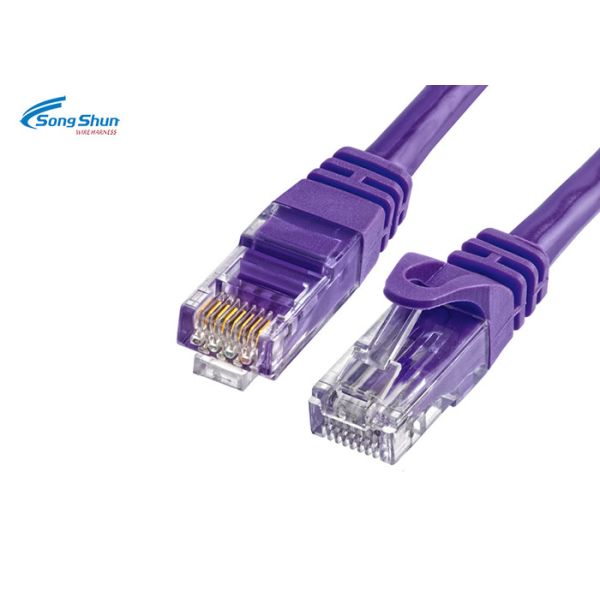 Ethernet Lan6 Foot Patch Cable 2m Fire Protection Indoor Installation LSZH Jacket