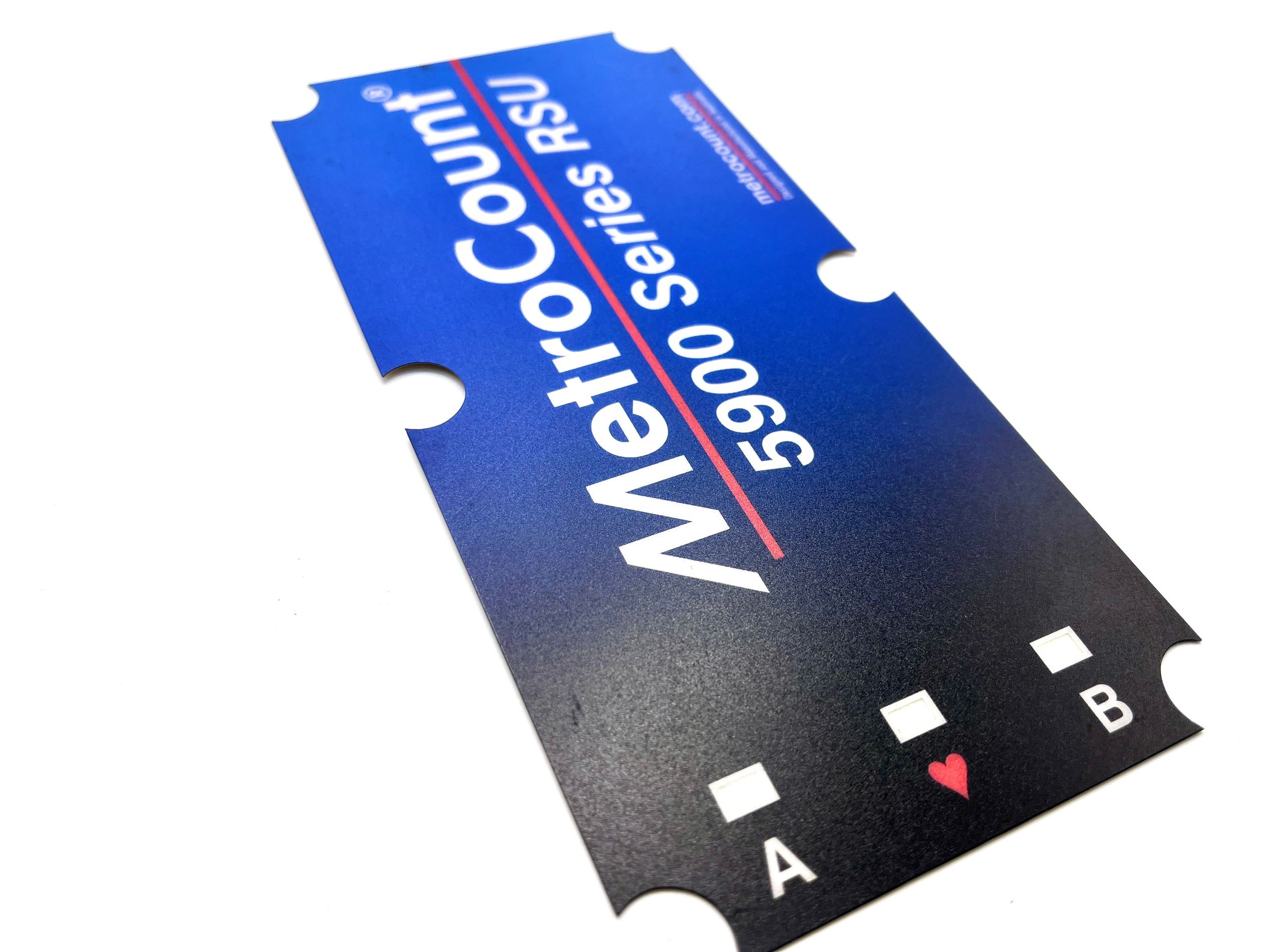 Polyester Custom Printed Digital Keypad Switch With Transparent Window Display