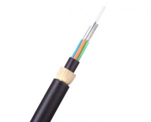  ADSS Double Jacket Optical Fiber Cable 200m Span G652D FOYC / Corning Fiber Manufactures