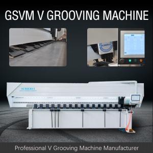  4000mm CNC V Grooving Machine For Ornament Metal Grooving Machine Manufactures