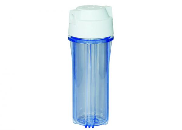 Counter Top Water Filter Cartridge Filter Vessels With White Plastic PP Cartridge Filter Housing 10" / 2.5" White